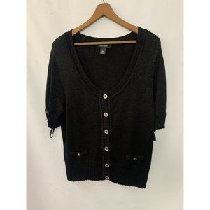 White house black market women’s XL cardigan with pockets knit top sweater